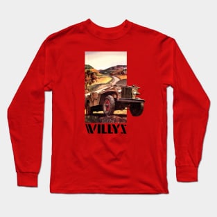 Classic Willys from 1946 Long Sleeve T-Shirt